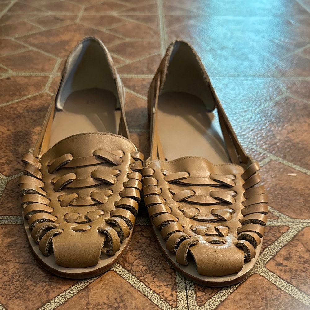 Anthropologie Nisolo brand leather flat